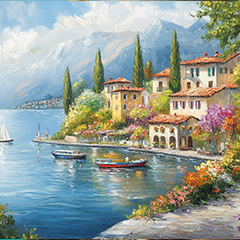 Chủ đề tranh PHỐ CỔ CHÂU ÂU - Thư viện tranh