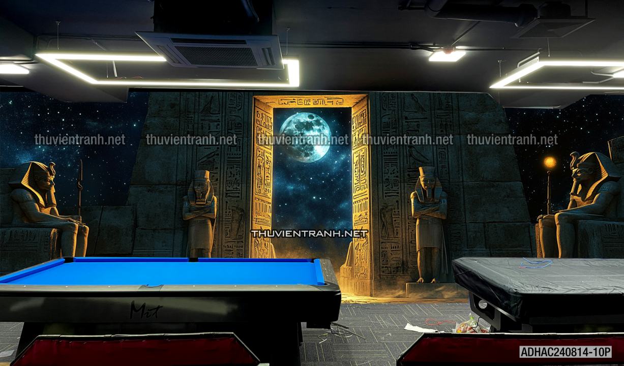 Tranh dán tường AI CẬP cho quán Bi-a - Tranh tường chất lượng cao