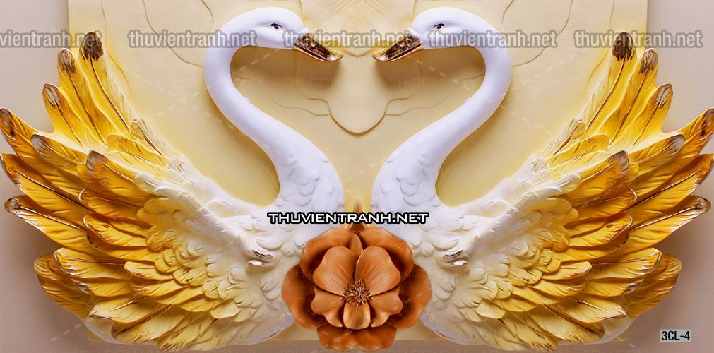 Tranh 3D, tranh giả chất liệu, tranh đắp nổi - Tranh tường chất lượng cao