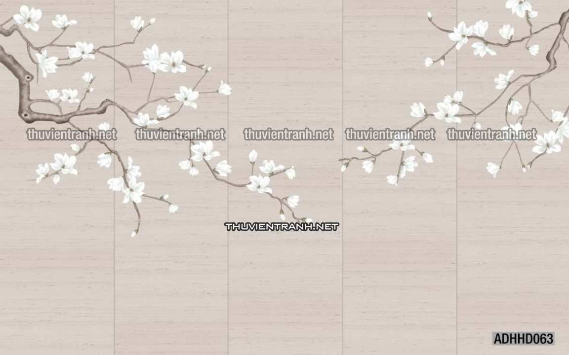 Hoa Đào, Hoa Mộc Lan, phong cách trang trí Chinoiserier, Tranh vẽ hoa Trung Quốc - Kết quả tìm kiếm tranh tường