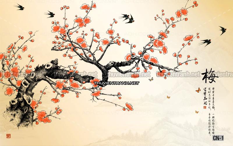 Tranh trang trí, tranh vẽ phong Cách Thủy mặc - Kết quả tìm kiếm tranh tường