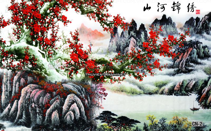 Tranh trang trí, tranh vẽ phong Cách Thủy mặc - Kết quả tìm kiếm tranh tường