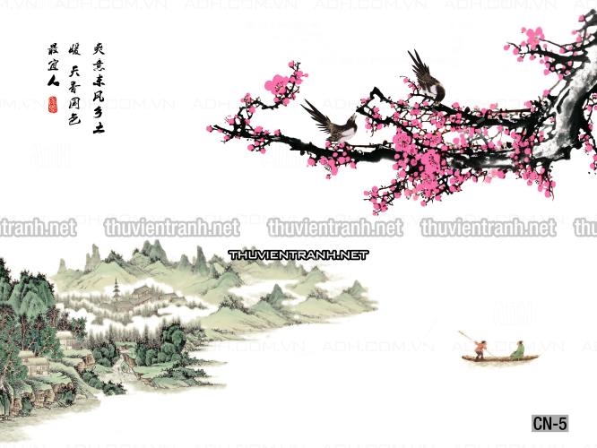 Tranh trang trí, tranh vẽ phong Cách Thủy mặc - Kết quả tìm kiếm tranh tường