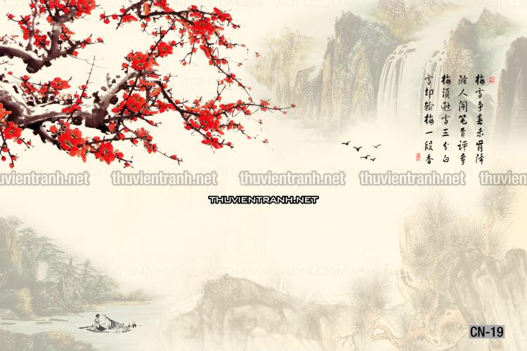Tranh trang trí, tranh vẽ phong Cách Thủy mặc - Kết quả tìm kiếm tranh tường