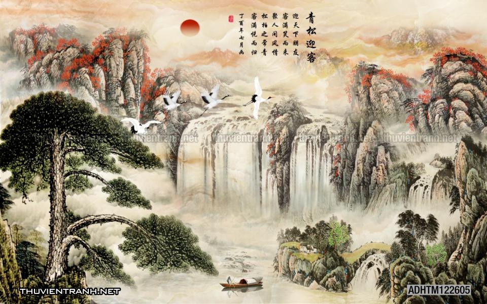 Tranh trang trí, tranh vẽ phong Cách Thủy mặc - Kết quả tìm kiếm tranh tường