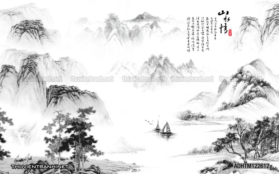 Tranh trang trí, tranh vẽ phong Cách Thủy mặc - Kết quả tìm kiếm tranh tường