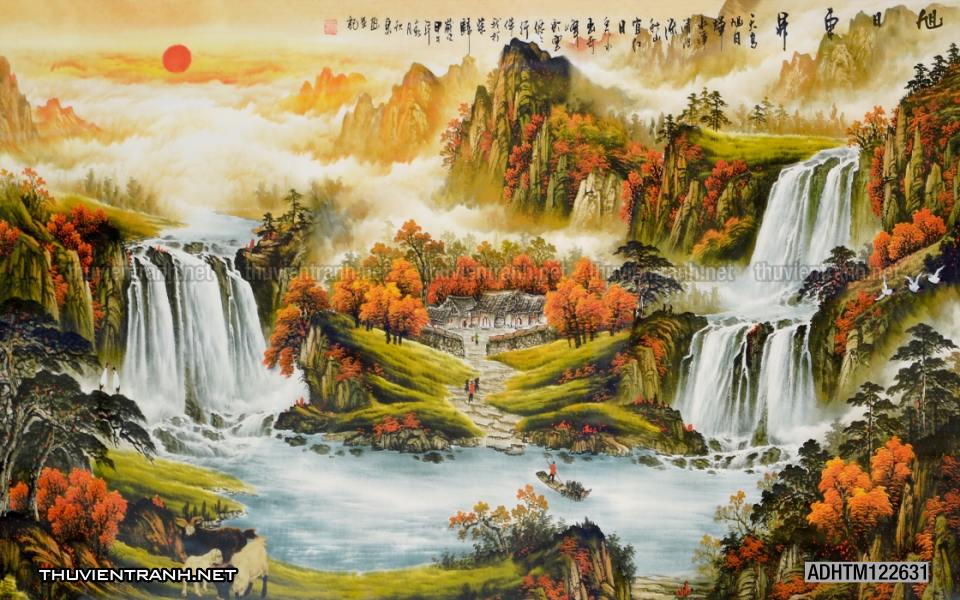 Tranh trang trí, tranh vẽ phong Cách Thủy mặc - Kết quả tìm kiếm tranh tường