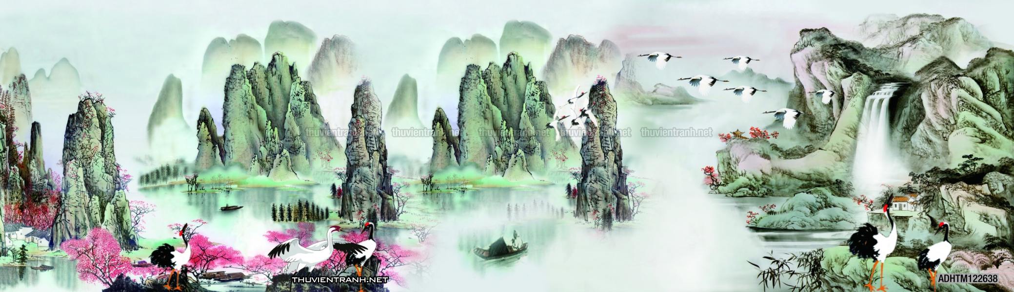 Tranh trang trí, tranh vẽ phong Cách Thủy mặc - Kết quả tìm kiếm tranh tường