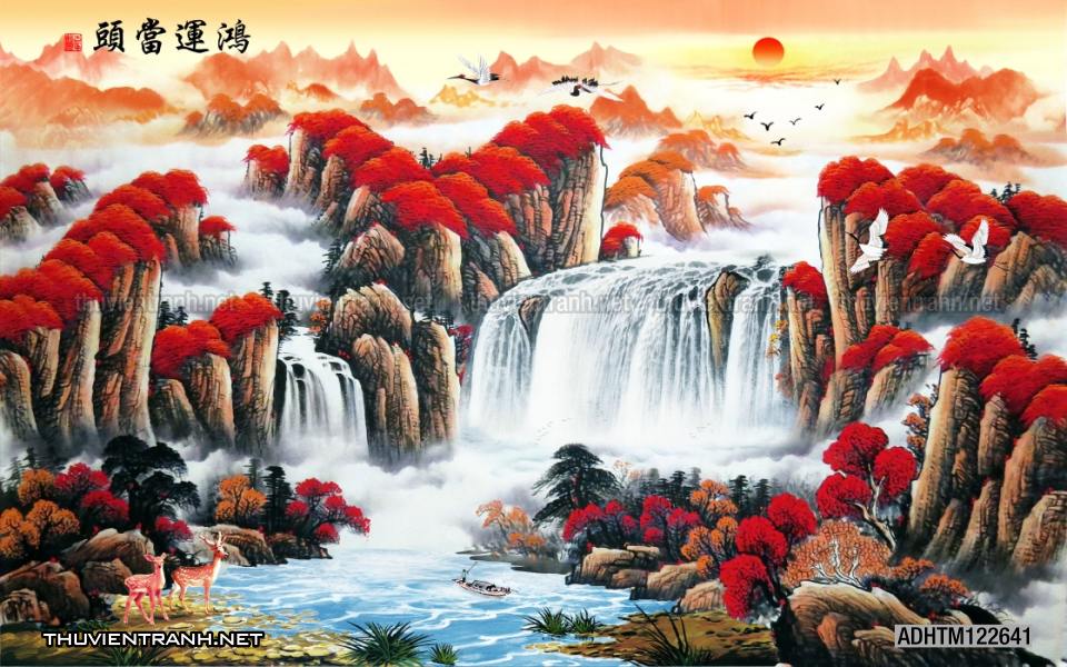 Tranh trang trí, tranh vẽ phong Cách Thủy mặc - Kết quả tìm kiếm tranh tường