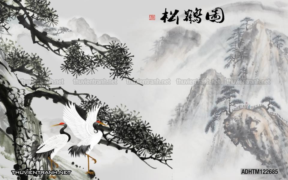 Tranh trang trí, tranh vẽ phong Cách Thủy mặc - Kết quả tìm kiếm tranh tường