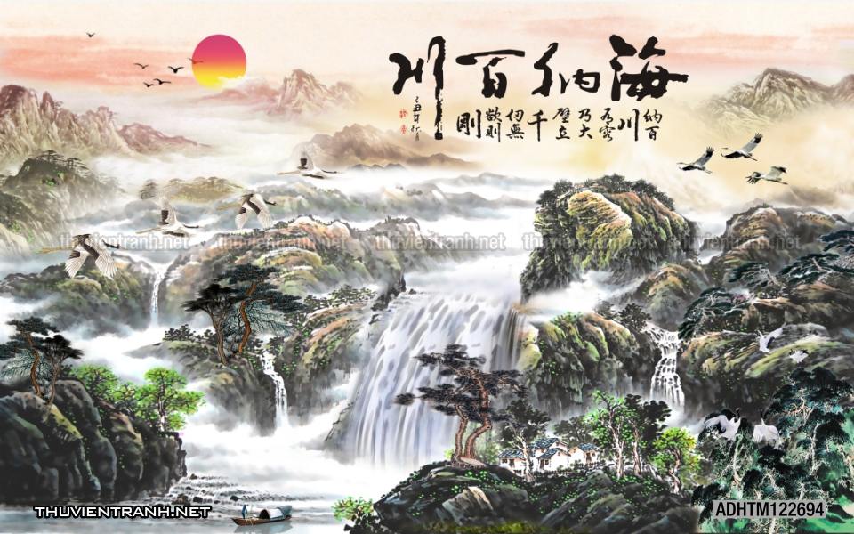 Tranh trang trí, tranh vẽ phong Cách Thủy mặc - Kết quả tìm kiếm tranh tường
