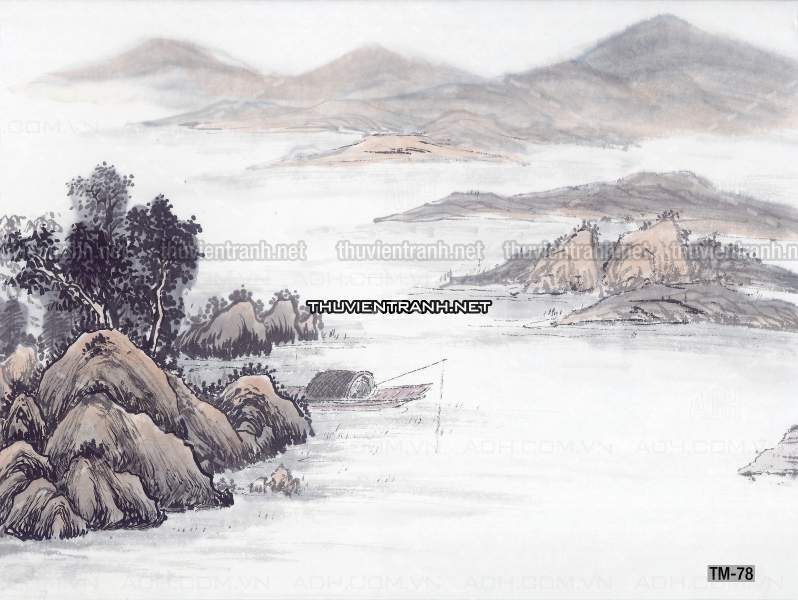 Tranh trang trí, tranh vẽ phong Cách Thủy mặc - Kết quả tìm kiếm tranh tường