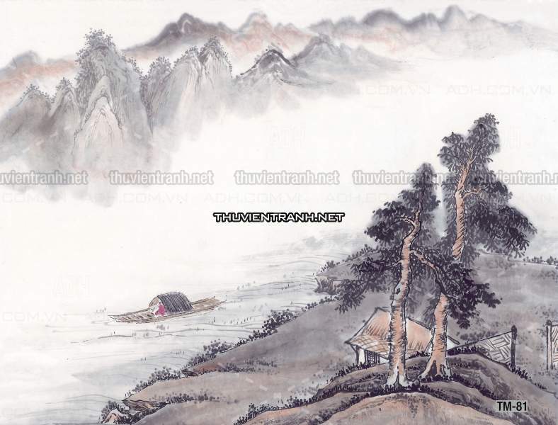 Tranh trang trí, tranh vẽ phong Cách Thủy mặc - Kết quả tìm kiếm tranh tường