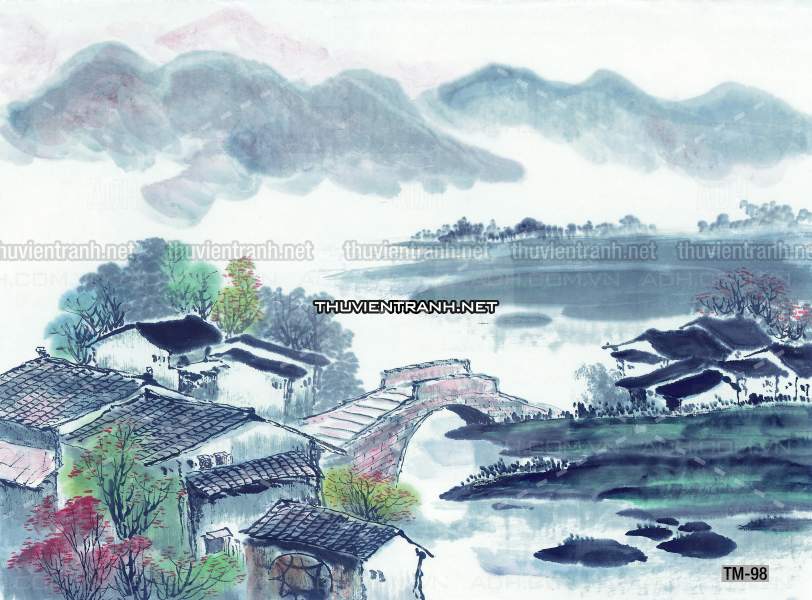 Tranh trang trí, tranh vẽ phong Cách Thủy mặc - Kết quả tìm kiếm tranh tường