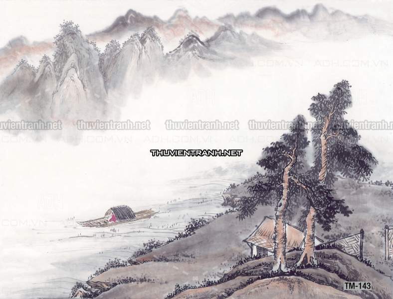 Tranh trang trí, tranh vẽ phong Cách Thủy mặc - Kết quả tìm kiếm tranh tường