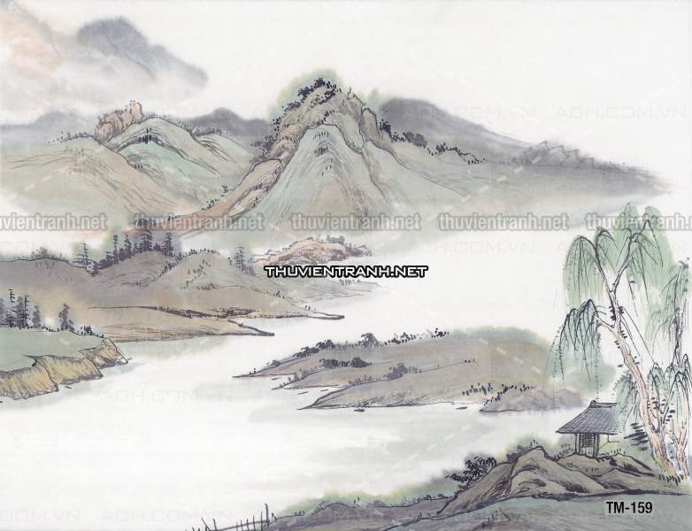 Tranh trang trí, tranh vẽ phong Cách Thủy mặc - Kết quả tìm kiếm tranh tường