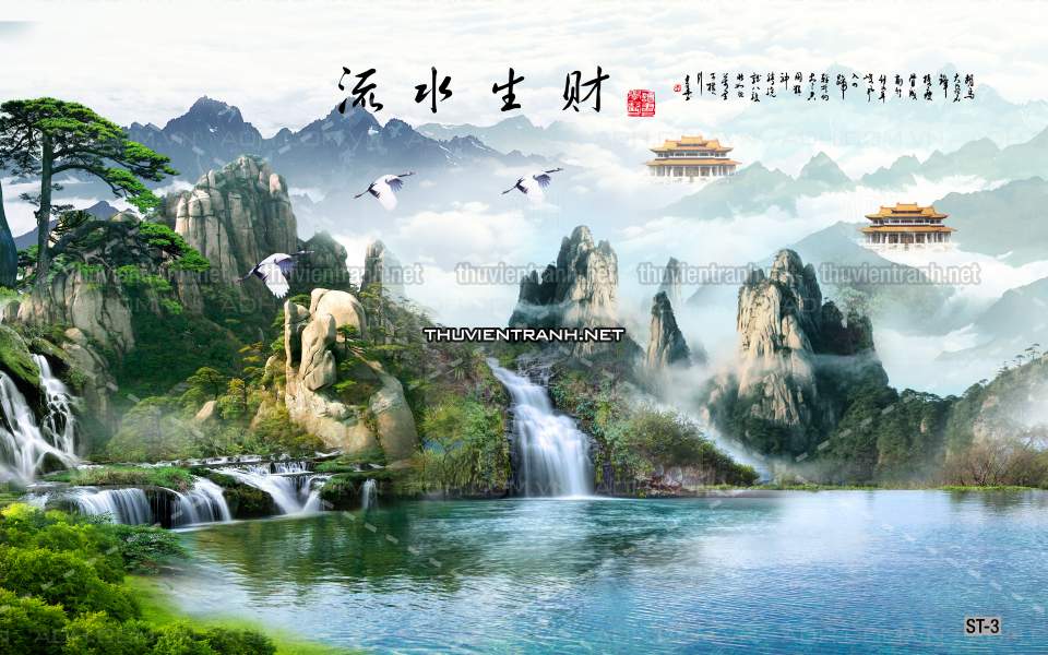 TRANH SƠN THỦY HỮU TÌNH, TRANH PHONG CẢNH SÔNG NÚI, TRUNG QUỐC - Kết quả tìm kiếm tranh tường