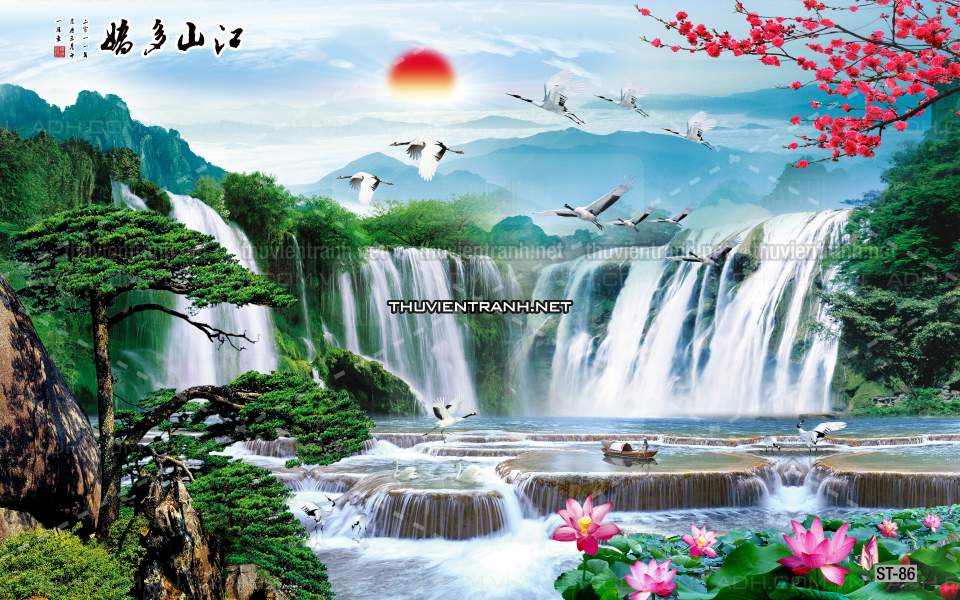 TRANH SƠN THỦY HỮU TÌNH, TRANH PHONG CẢNH SÔNG NÚI, TRUNG QUỐC - Kết quả tìm kiếm tranh tường