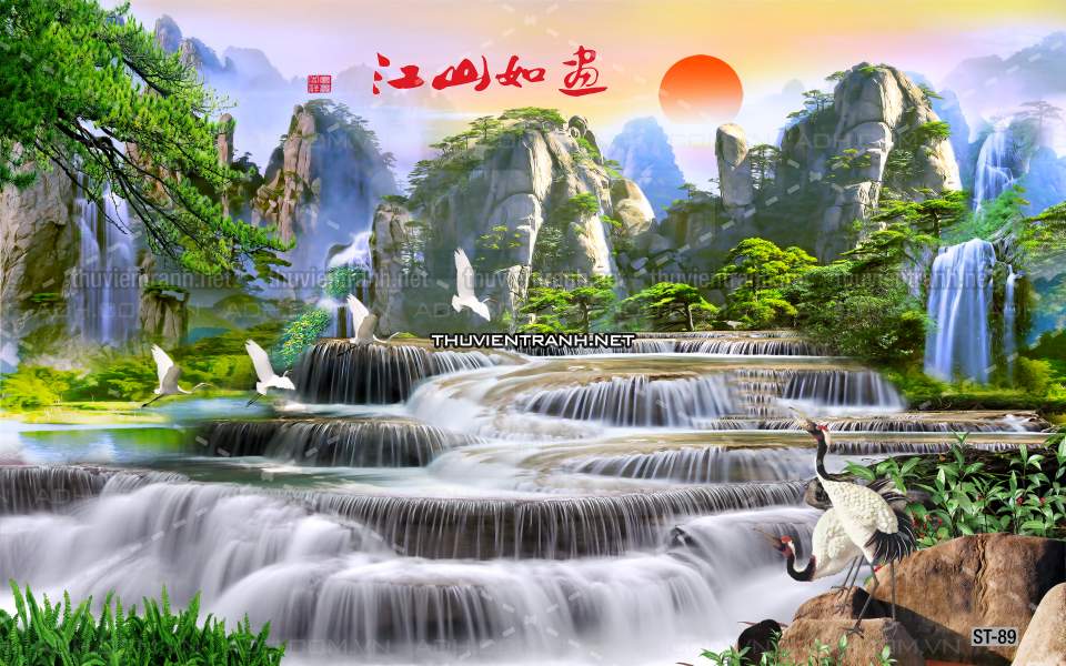 TRANH SƠN THỦY HỮU TÌNH, TRANH PHONG CẢNH SÔNG NÚI, TRUNG QUỐC - Kết quả tìm kiếm tranh tường