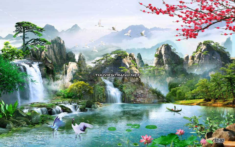 TRANH SƠN THỦY HỮU TÌNH, TRANH PHONG CẢNH SÔNG NÚI, TRUNG QUỐC - Kết quả tìm kiếm tranh tường