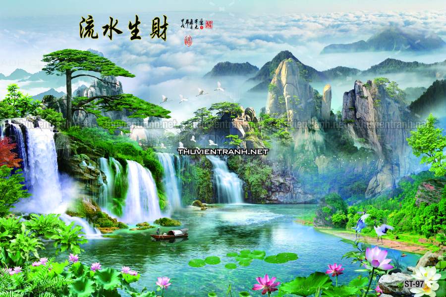 TRANH SƠN THỦY HỮU TÌNH, TRANH PHONG CẢNH SÔNG NÚI, TRUNG QUỐC - Kết quả tìm kiếm tranh tường