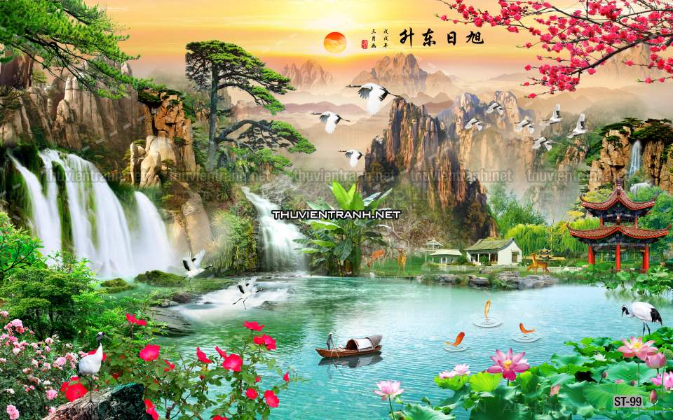 TRANH SƠN THỦY HỮU TÌNH, TRANH PHONG CẢNH SÔNG NÚI, TRUNG QUỐC - Kết quả tìm kiếm tranh tường