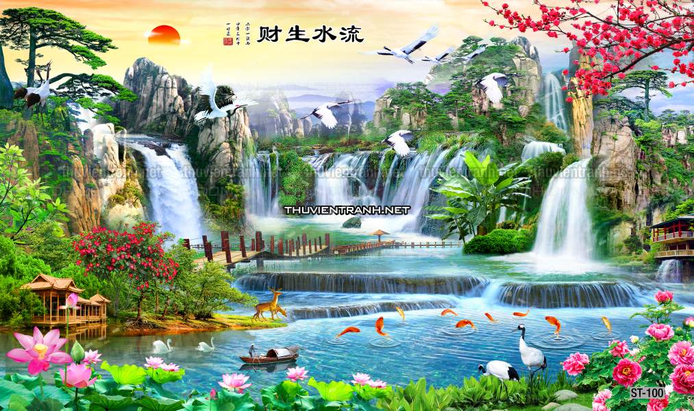 TRANH SƠN THỦY HỮU TÌNH, TRANH PHONG CẢNH SÔNG NÚI, TRUNG QUỐC - Kết quả tìm kiếm tranh tường