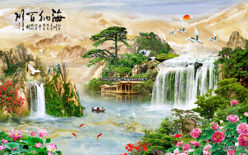 TRANH SƠN THỦY HỮU TÌNH, TRANH PHONG CẢNH SÔNG NÚI, TRUNG QUỐC - Kết quả tìm kiếm tranh tường