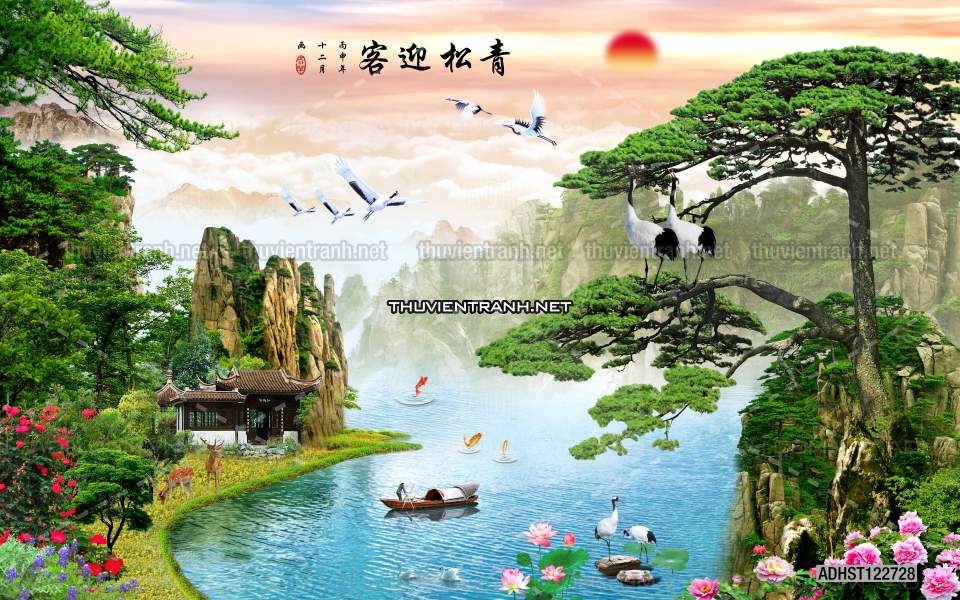 TRANH SƠN THỦY HỮU TÌNH, TRANH PHONG CẢNH SÔNG NÚI, TRUNG QUỐC - Kết quả tìm kiếm tranh tường