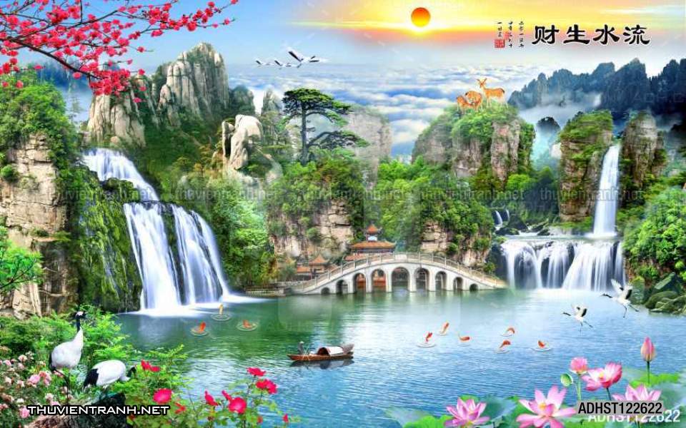 TRANH SƠN THỦY HỮU TÌNH, TRANH PHONG CẢNH SÔNG NÚI, TRUNG QUỐC - Kết quả tìm kiếm tranh tường
