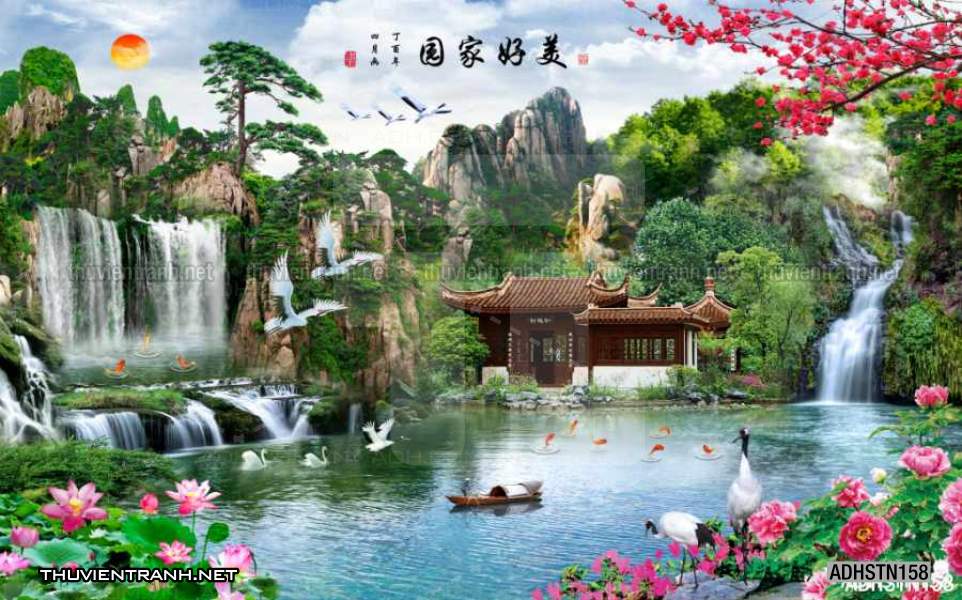TRANH SƠN THỦY HỮU TÌNH, TRANH PHONG CẢNH SÔNG NÚI, TRUNG QUỐC - Kết quả tìm kiếm tranh tường