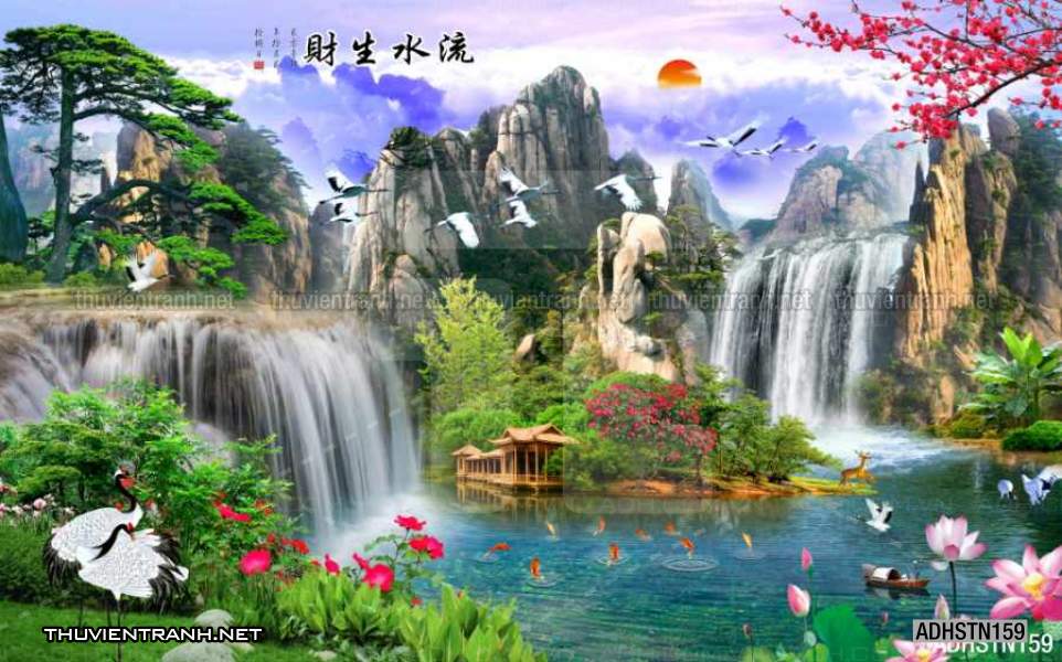 TRANH SƠN THỦY HỮU TÌNH, TRANH PHONG CẢNH SÔNG NÚI, TRUNG QUỐC - Kết quả tìm kiếm tranh tường