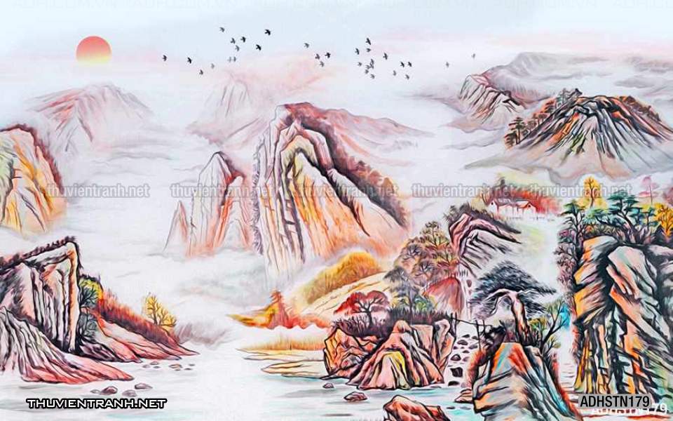 TRANH SƠN THỦY HỮU TÌNH, TRANH PHONG CẢNH SÔNG NÚI, TRUNG QUỐC - Kết quả tìm kiếm tranh tường