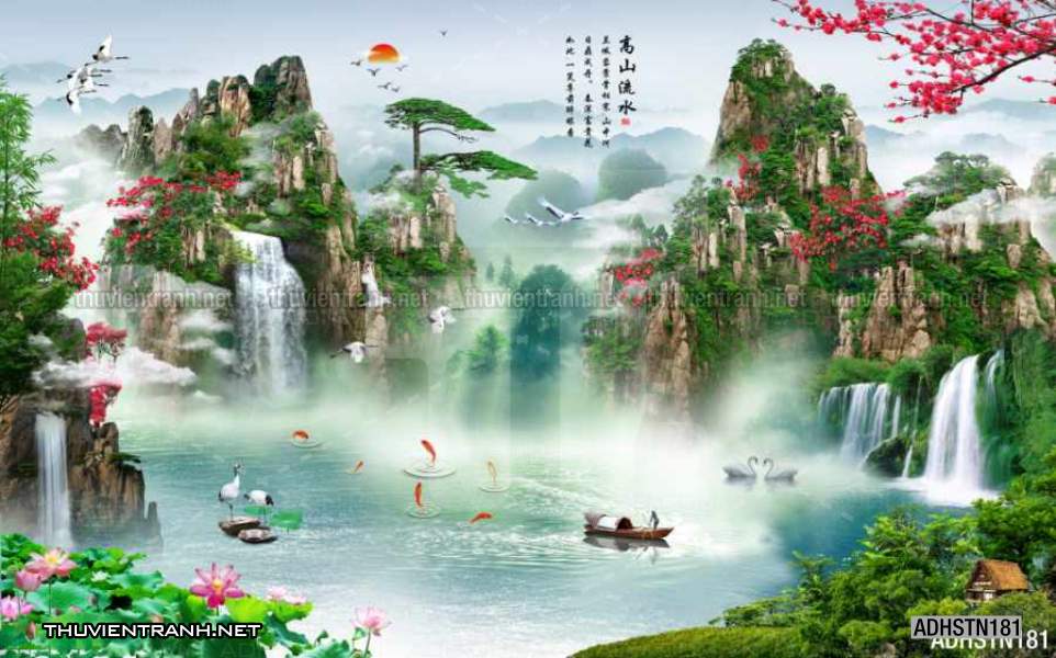TRANH SƠN THỦY HỮU TÌNH, TRANH PHONG CẢNH SÔNG NÚI, TRUNG QUỐC - Kết quả tìm kiếm tranh tường