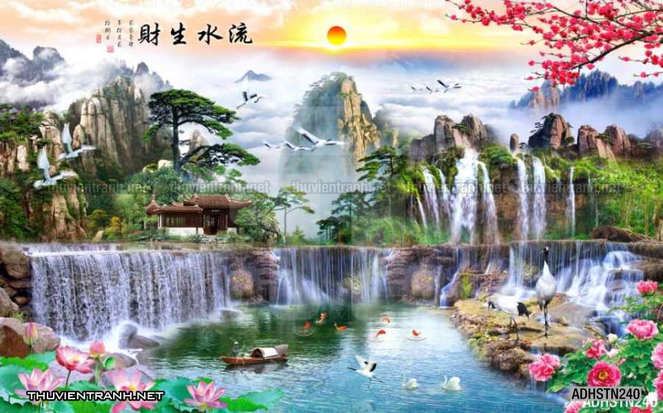 TRANH SƠN THỦY HỮU TÌNH, TRANH PHONG CẢNH SÔNG NÚI, TRUNG QUỐC - Kết quả tìm kiếm tranh tường