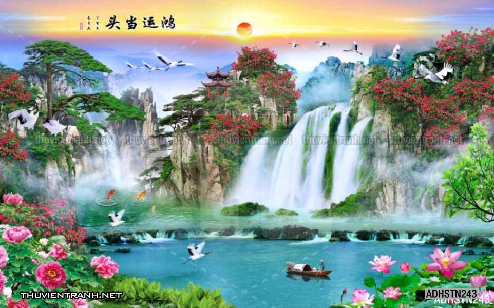 TRANH SƠN THỦY HỮU TÌNH, TRANH PHONG CẢNH SÔNG NÚI, TRUNG QUỐC - Kết quả tìm kiếm tranh tường
