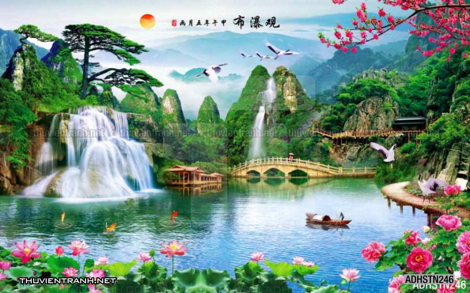 TRANH SƠN THỦY HỮU TÌNH, TRANH PHONG CẢNH SÔNG NÚI, TRUNG QUỐC - Kết quả tìm kiếm tranh tường