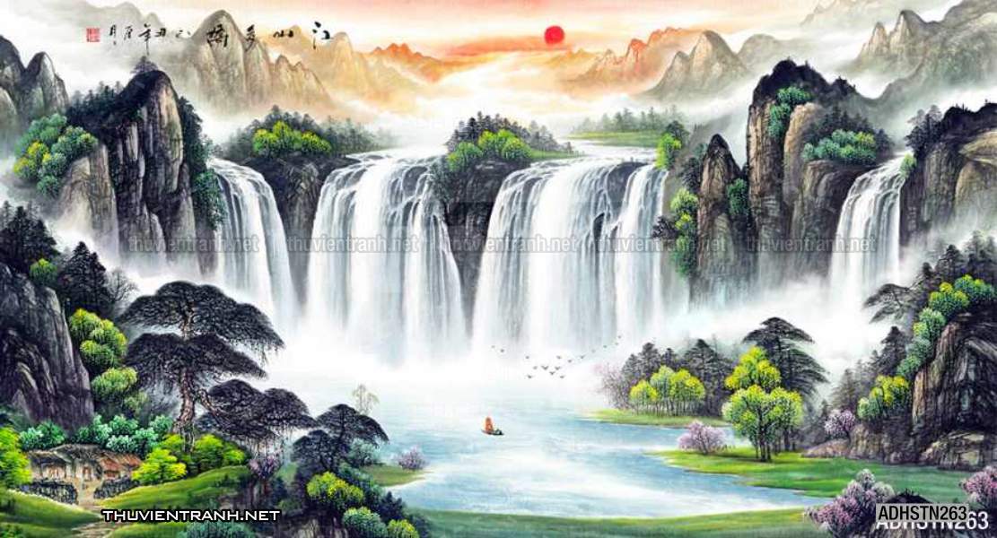 TRANH SƠN THỦY HỮU TÌNH, TRANH PHONG CẢNH SÔNG NÚI, TRUNG QUỐC - Kết quả tìm kiếm tranh tường
