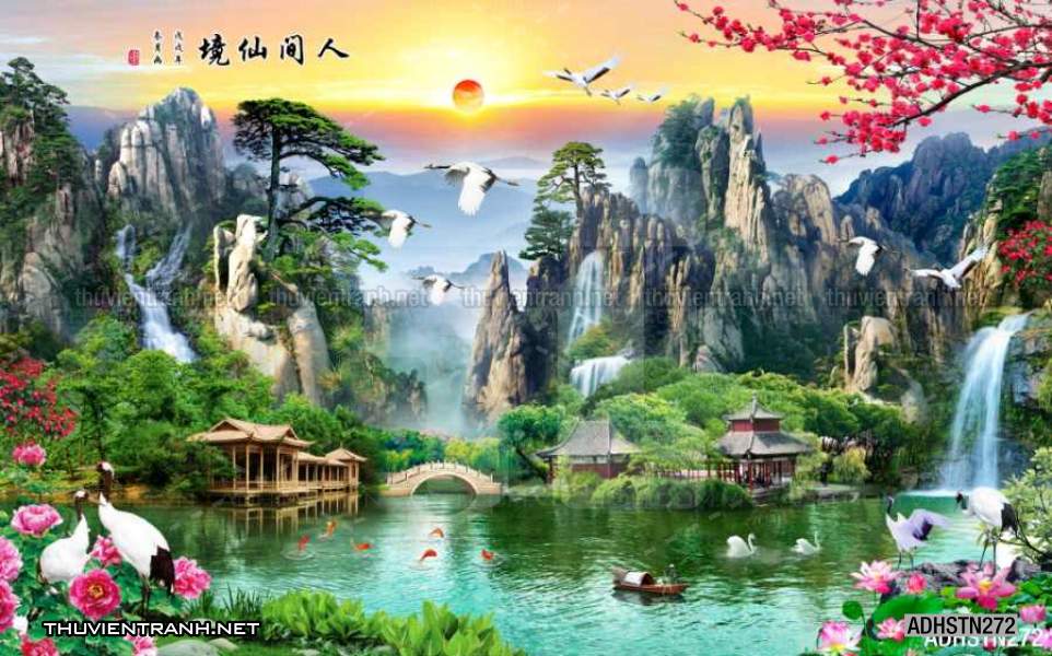TRANH SƠN THỦY HỮU TÌNH, TRANH PHONG CẢNH SÔNG NÚI, TRUNG QUỐC - Kết quả tìm kiếm tranh tường