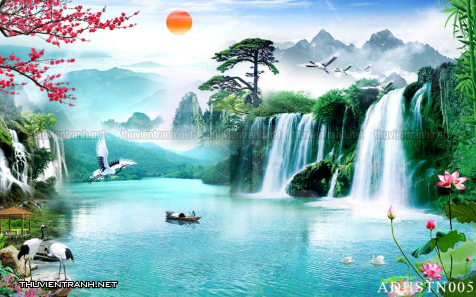 TRANH SƠN THỦY HỮU TÌNH, TRANH PHONG CẢNH SÔNG NÚI, TRUNG QUỐC - Kết quả tìm kiếm tranh tường