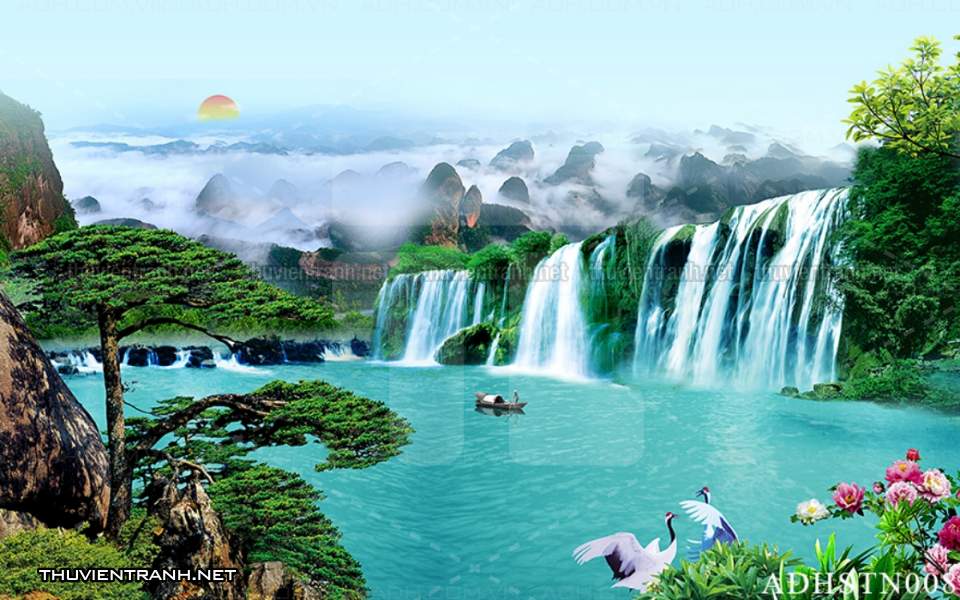 TRANH SƠN THỦY HỮU TÌNH, TRANH PHONG CẢNH SÔNG NÚI, TRUNG QUỐC - Kết quả tìm kiếm tranh tường
