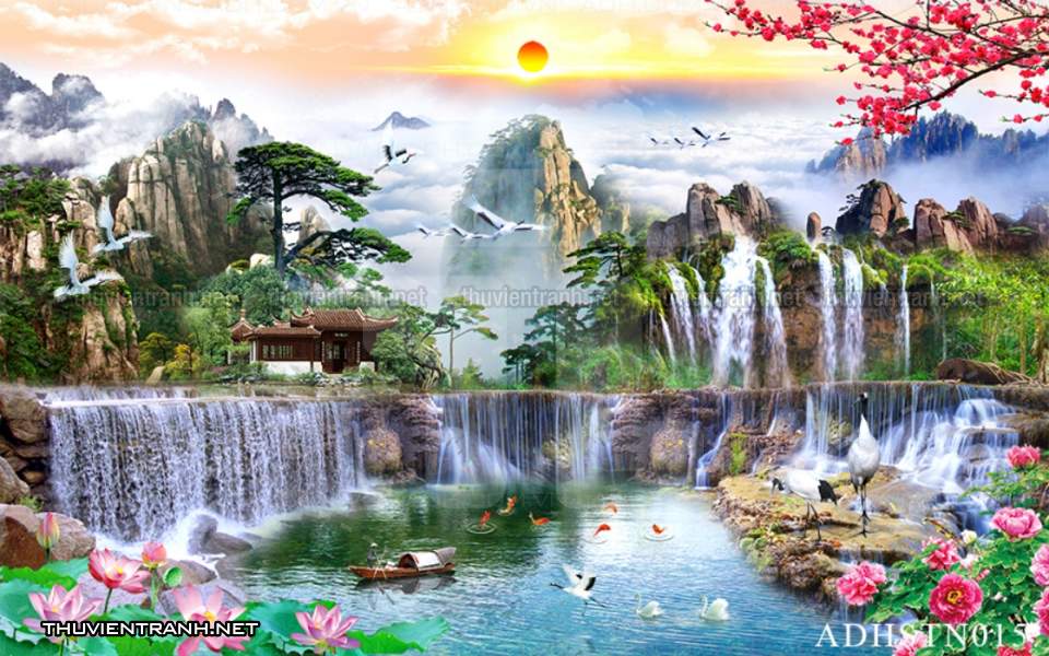 TRANH SƠN THỦY HỮU TÌNH, TRANH PHONG CẢNH SÔNG NÚI, TRUNG QUỐC - Kết quả tìm kiếm tranh tường