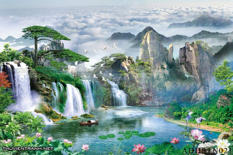 TRANH SƠN THỦY HỮU TÌNH, TRANH PHONG CẢNH SÔNG NÚI, TRUNG QUỐC - Kết quả tìm kiếm tranh tường