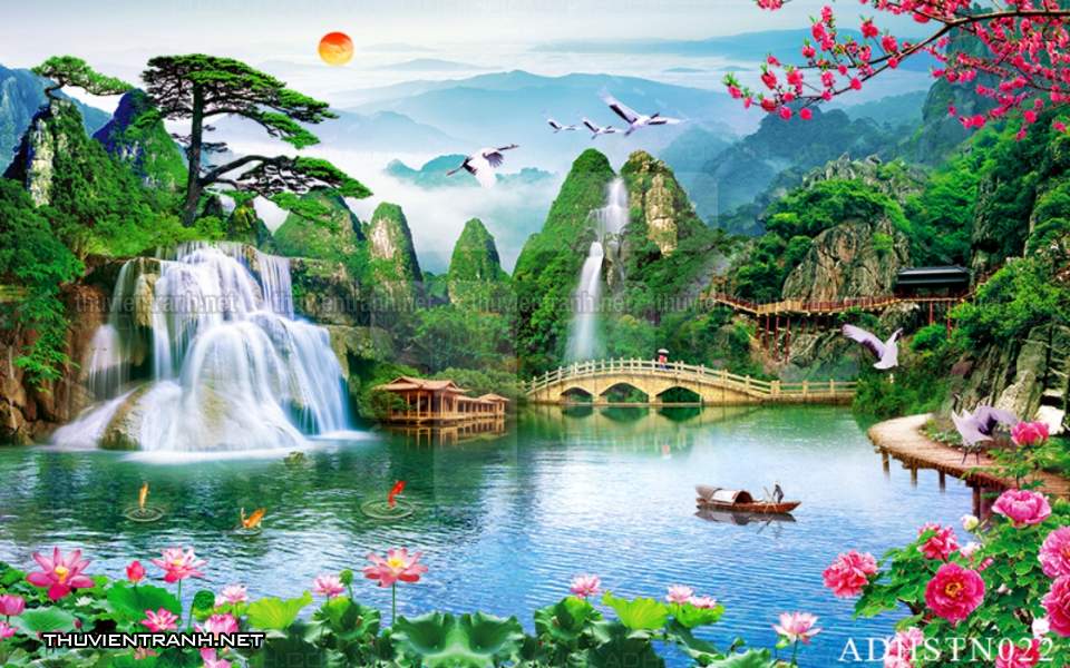 TRANH SƠN THỦY HỮU TÌNH, TRANH PHONG CẢNH SÔNG NÚI, TRUNG QUỐC - Kết quả tìm kiếm tranh tường
