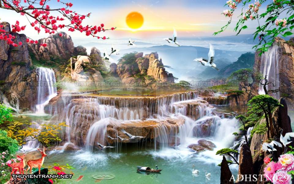 TRANH SƠN THỦY HỮU TÌNH, TRANH PHONG CẢNH SÔNG NÚI, TRUNG QUỐC - Kết quả tìm kiếm tranh tường