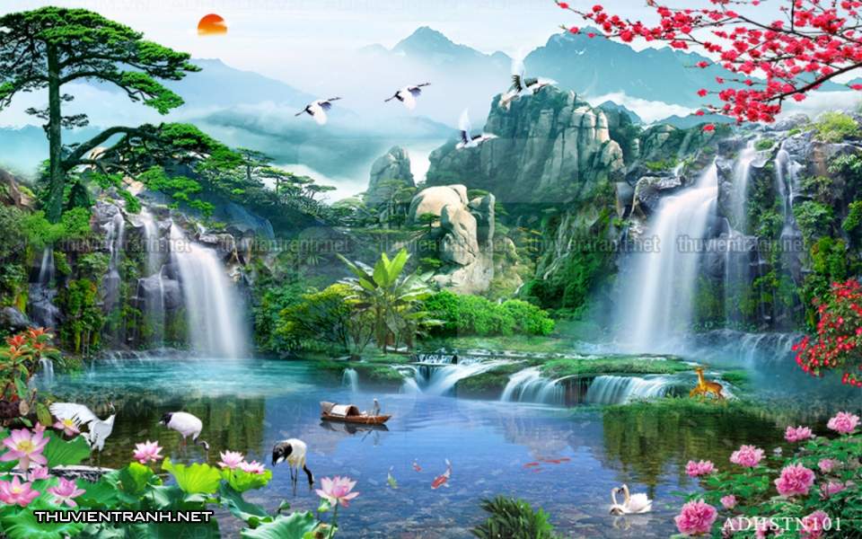 TRANH SƠN THỦY HỮU TÌNH, TRANH PHONG CẢNH SÔNG NÚI, TRUNG QUỐC - Kết quả tìm kiếm tranh tường