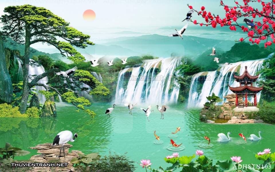 TRANH SƠN THỦY HỮU TÌNH, TRANH PHONG CẢNH SÔNG NÚI, TRUNG QUỐC - Kết quả tìm kiếm tranh tường