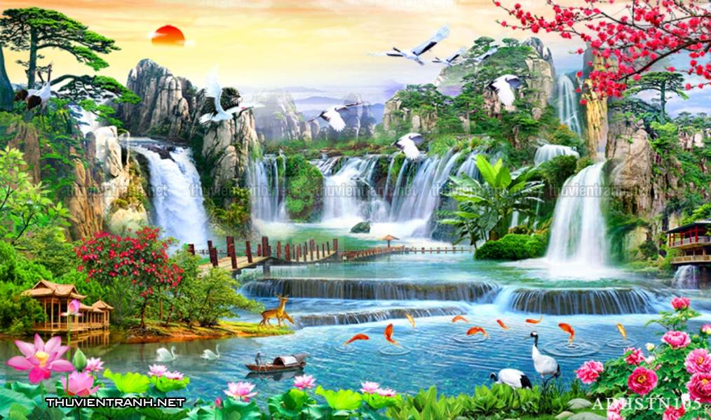 TRANH SƠN THỦY HỮU TÌNH, TRANH PHONG CẢNH SÔNG NÚI, TRUNG QUỐC - Kết quả tìm kiếm tranh tường