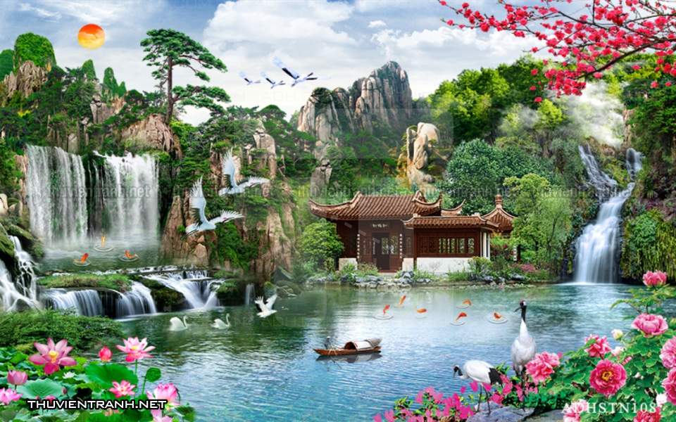 TRANH SƠN THỦY HỮU TÌNH, TRANH PHONG CẢNH SÔNG NÚI, TRUNG QUỐC - Kết quả tìm kiếm tranh tường