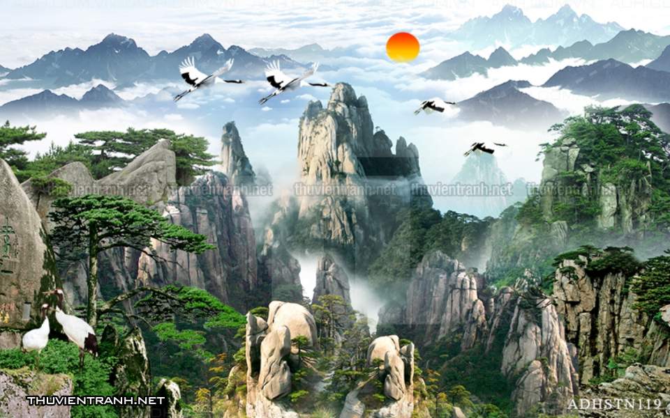 TRANH SƠN THỦY HỮU TÌNH, TRANH PHONG CẢNH SÔNG NÚI, TRUNG QUỐC - Kết quả tìm kiếm tranh tường